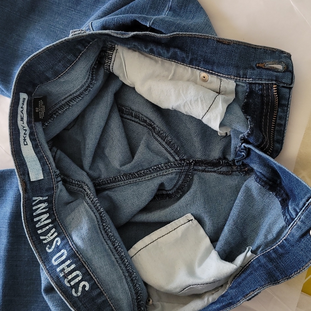 DKNY Soho Skinny Crop Sz 2 - Picture 4 of 8